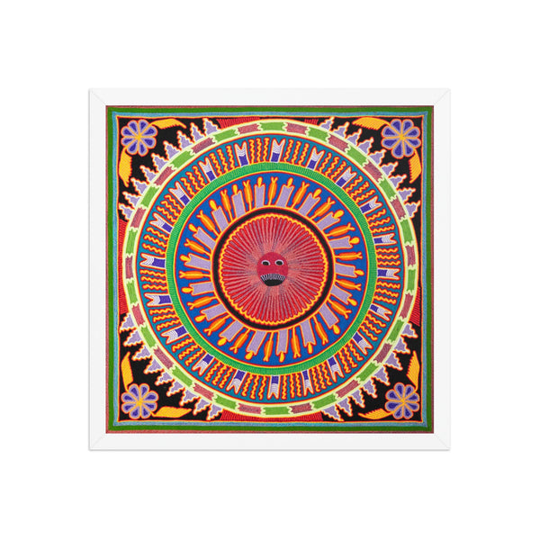 Huichol Yarn Painting Print • L - 173 - Huichol Arts