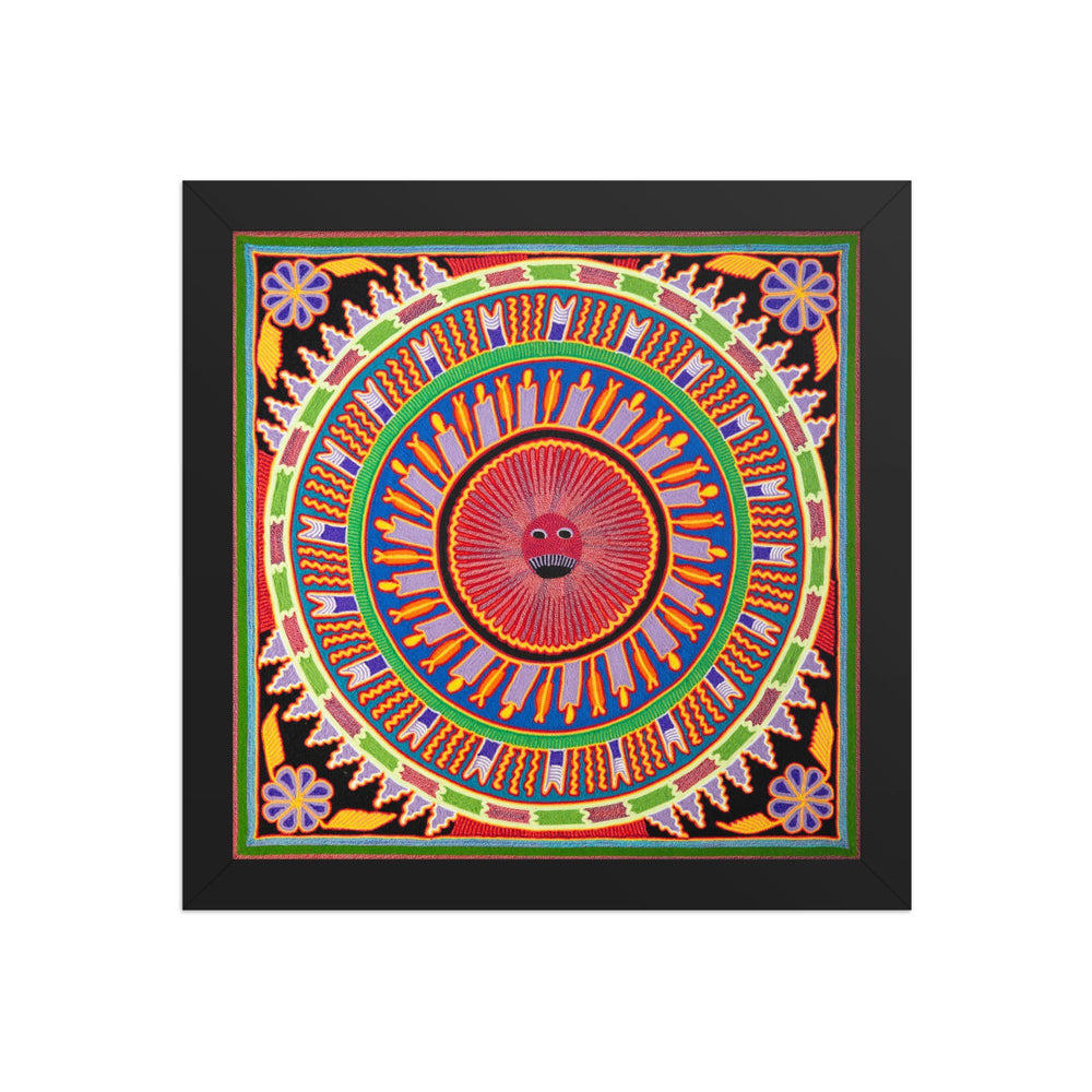 Huichol Yarn Painting Print • L - 173 - Huichol Arts