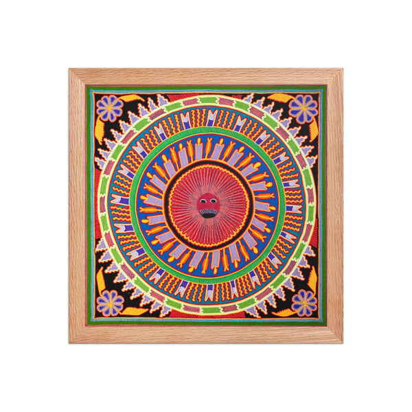 Huichol Yarn Painting Print • L - 173 - Huichol Arts