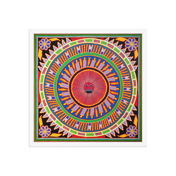 Huichol Yarn Painting Print • L - 173 - Huichol Arts