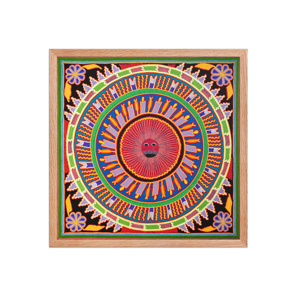 Huichol Yarn Painting Print • L - 173 - Huichol Arts