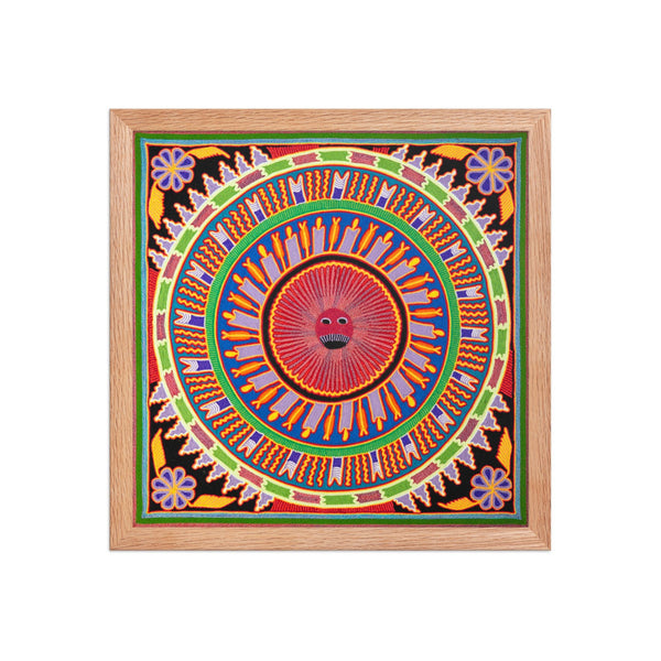Huichol Yarn Painting Print • L - 173 - Huichol Arts