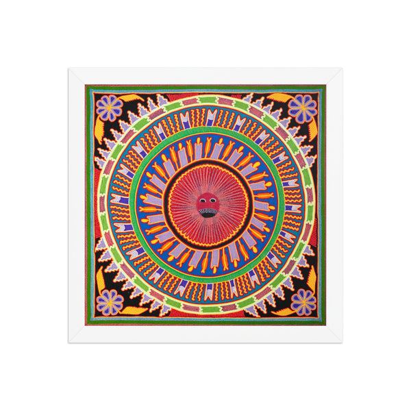 Huichol Yarn Painting Print • L - 173 - Huichol Arts