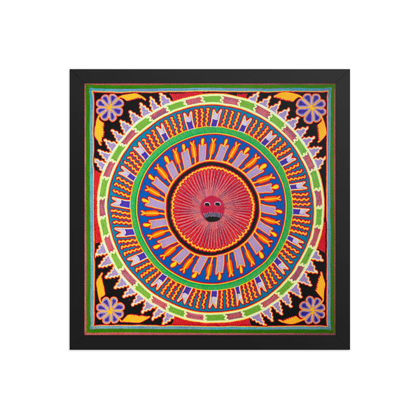 Huichol Yarn Painting Print • L - 173 - Huichol Arts