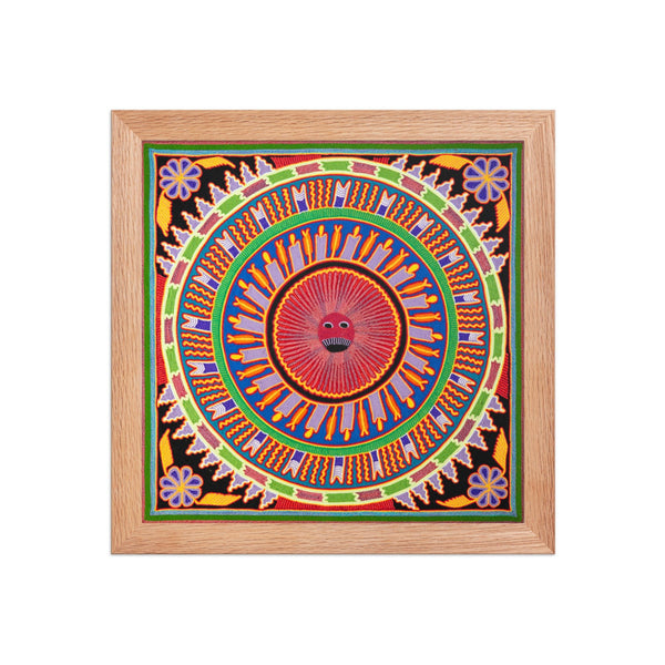 Huichol Yarn Painting Print • L - 173 - Huichol Arts