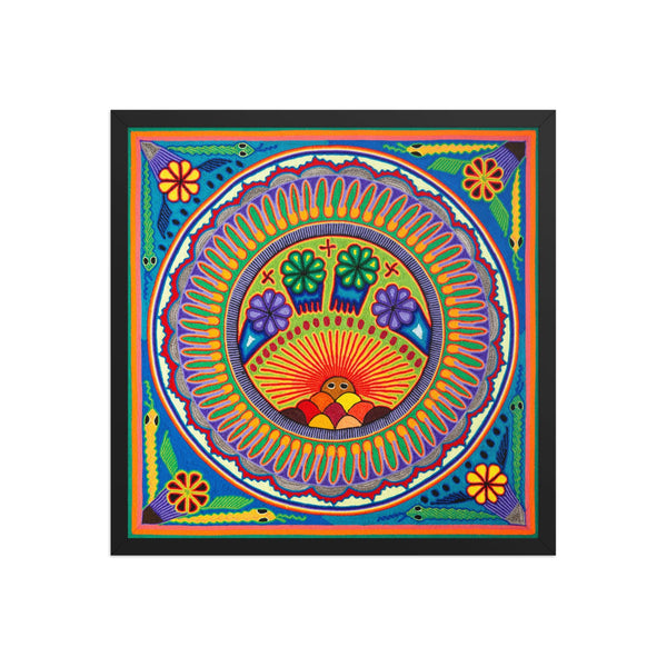 Huichol Yarn Painting Print • L - 174 - Huichol Arts