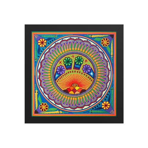 Huichol Yarn Painting Print • L - 174 - Huichol Arts