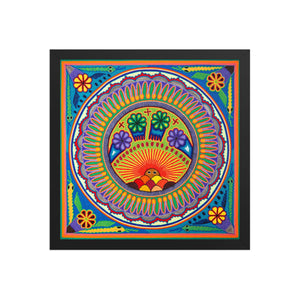 Huichol Yarn Painting Print • L - 174 - Huichol Arts