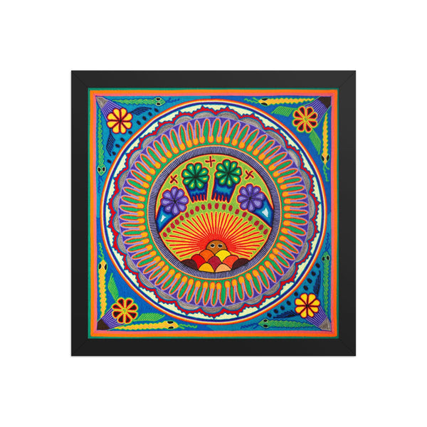 Huichol Yarn Painting Print • L - 174 - Huichol Arts