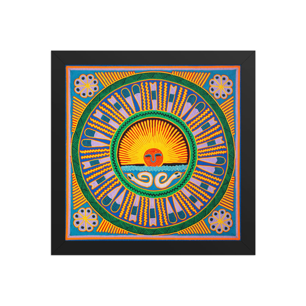 Huichol Yarn Painting Print • L - 175 - Huichol Arts