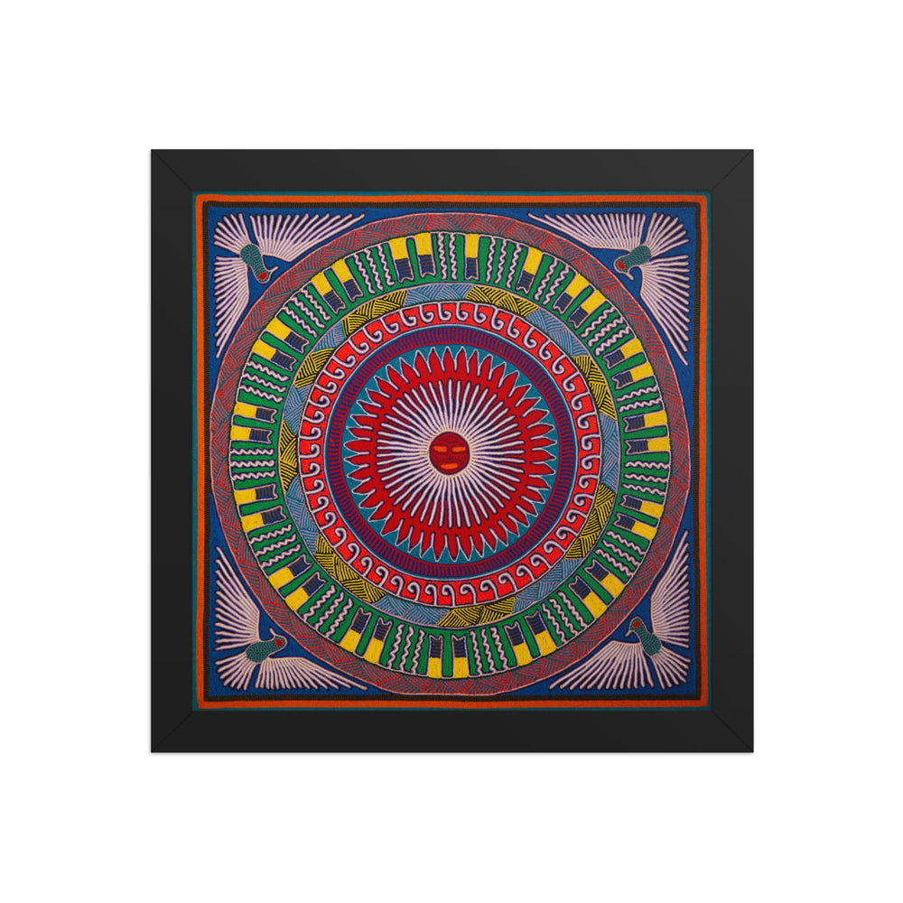 Huichol Yarn Painting Print • L - 177 - Huichol Arts