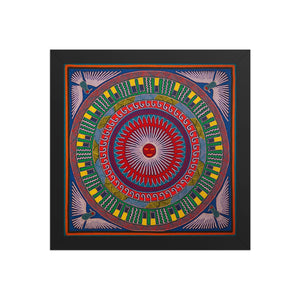Huichol Yarn Painting Print • L - 177 - Huichol Arts