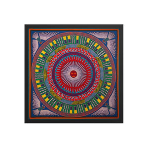 Huichol Yarn Painting Print • L - 177 - Huichol Arts