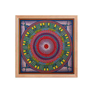 Huichol Yarn Painting Print • L - 177 - Huichol Arts