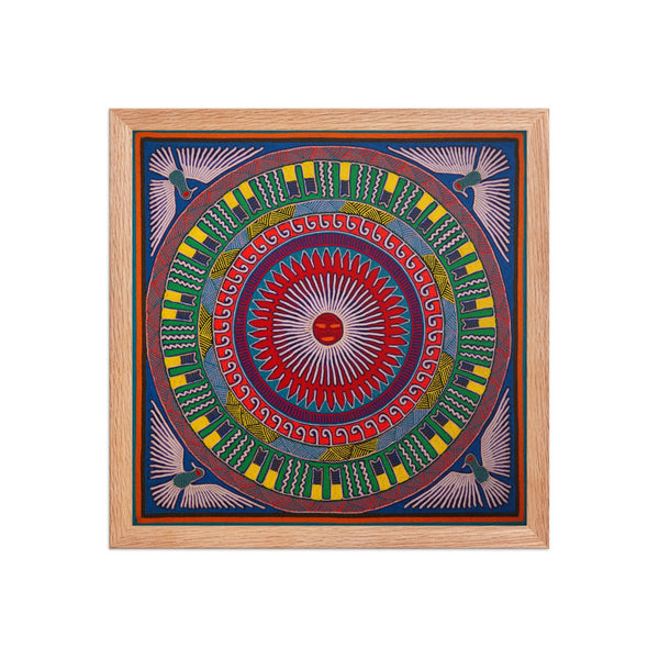 Huichol Yarn Painting Print • L - 177 - Huichol Arts