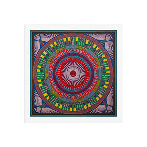 Huichol Yarn Painting Print • L - 177 - Huichol Arts