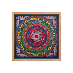 Huichol Yarn Painting Print • L - 177 - Huichol Arts