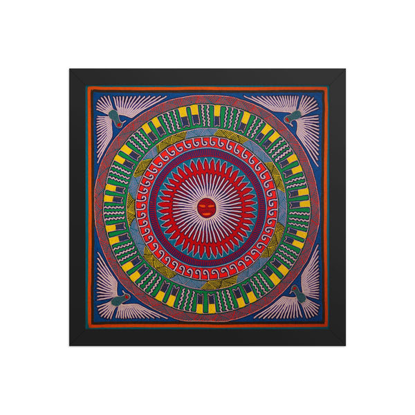 Huichol Yarn Painting Print • L - 177 - Huichol Arts