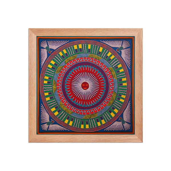 Huichol Yarn Painting Print • L - 177 - Huichol Arts