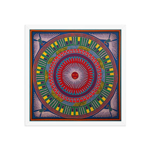 Huichol Yarn Painting Print • L - 177 - Huichol Arts