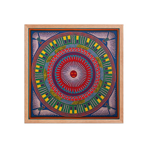 Huichol Yarn Painting Print • L - 177 - Huichol Arts