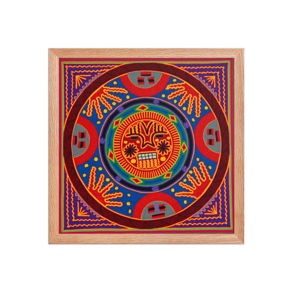 Huichol Yarn Painting Print • L - 180 - Huichol Arts