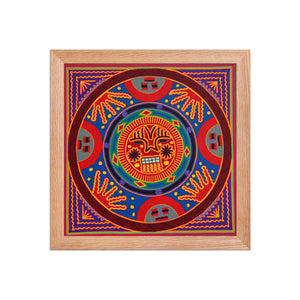 Huichol Yarn Painting Print • L - 180 - Huichol Arts