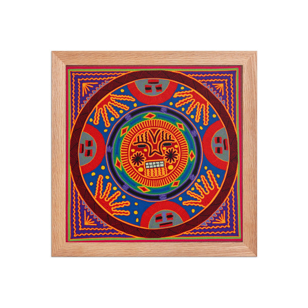 Huichol Yarn Painting Print • L - 180 - Huichol Arts