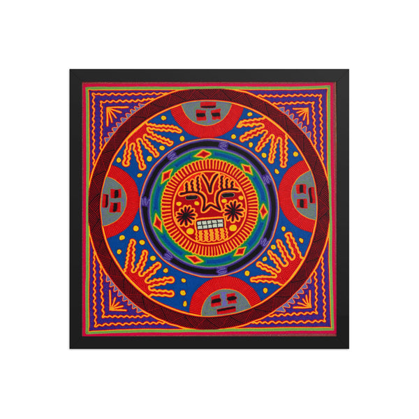 Huichol Yarn Painting Print • L - 180 - Huichol Arts