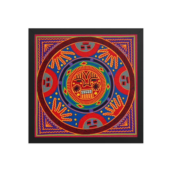 Huichol Yarn Painting Print • L - 180 - Huichol Arts