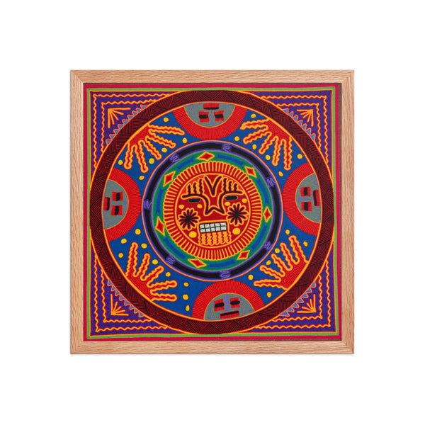 Huichol Yarn Painting Print • L - 180 - Huichol Arts