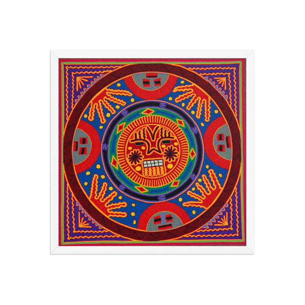 Huichol Yarn Painting Print • L - 180 - Huichol Arts