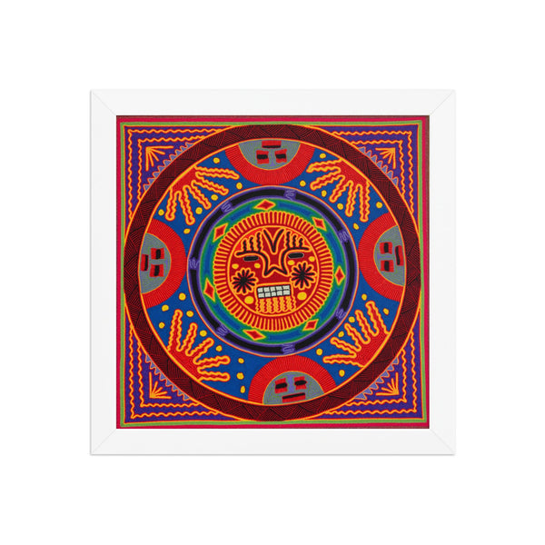 Huichol Yarn Painting Print • L - 180 - Huichol Arts