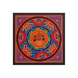 Huichol Yarn Painting Print • L - 180 - Huichol Arts
