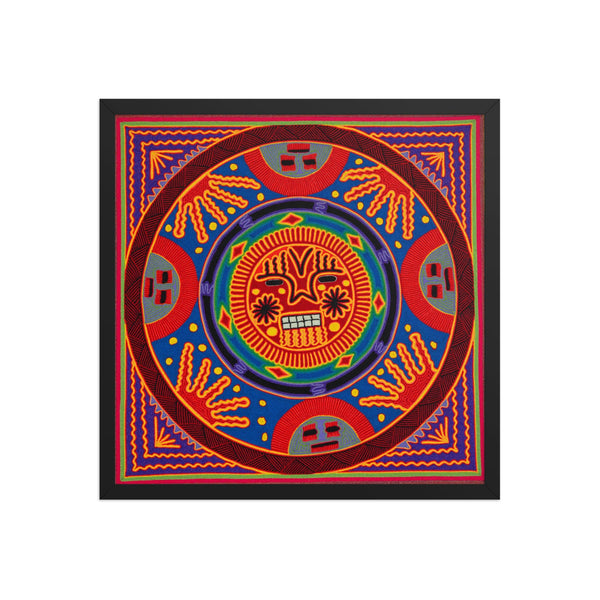 Huichol Yarn Painting Print • L - 180 - Huichol Arts