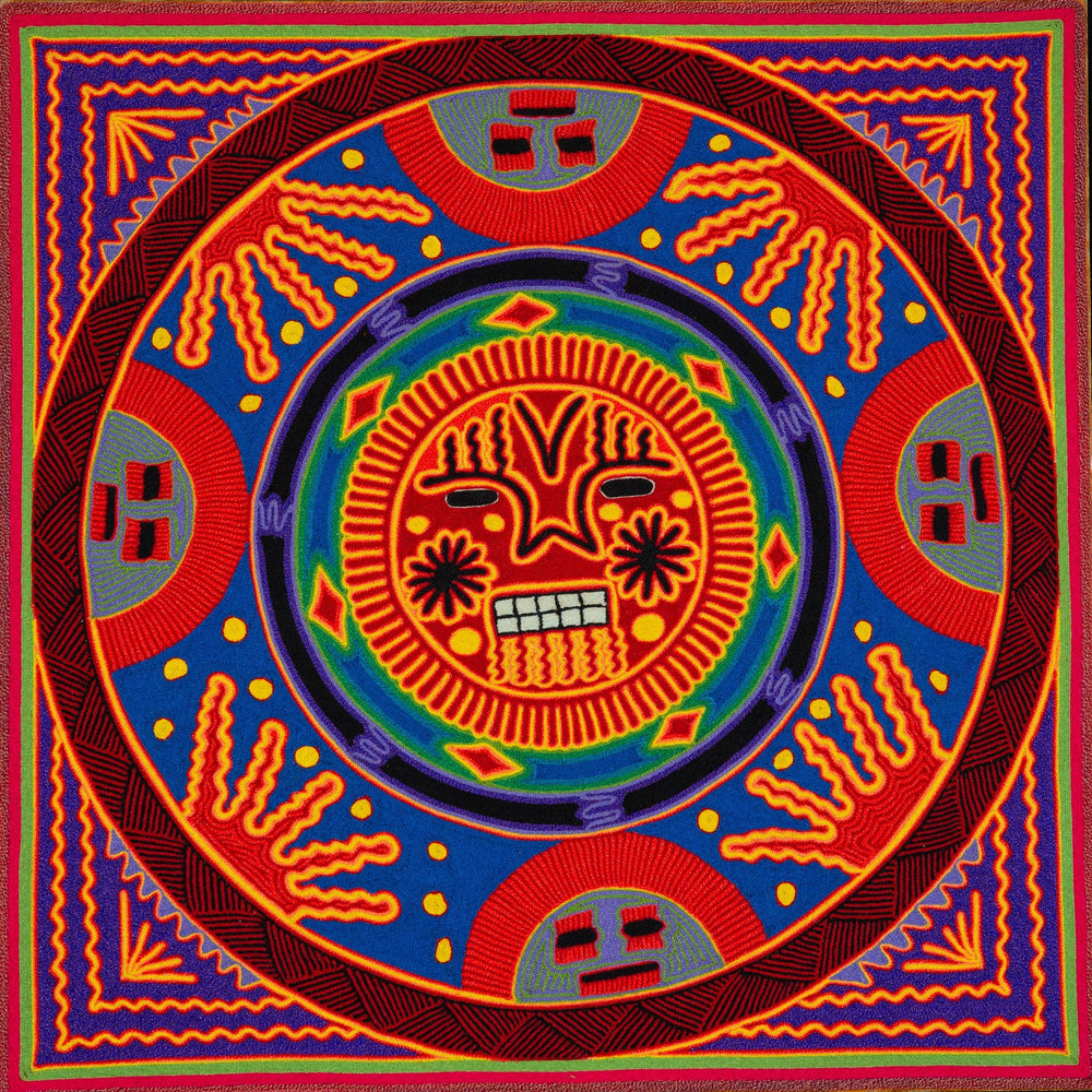 Huichol Yarn Painting Print • L - 180 - Huichol Arts