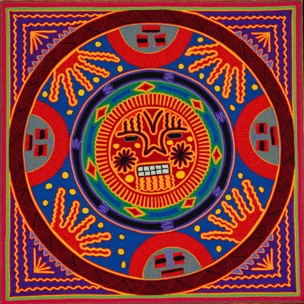 Huichol Yarn Painting Print • L - 180 - Huichol Arts