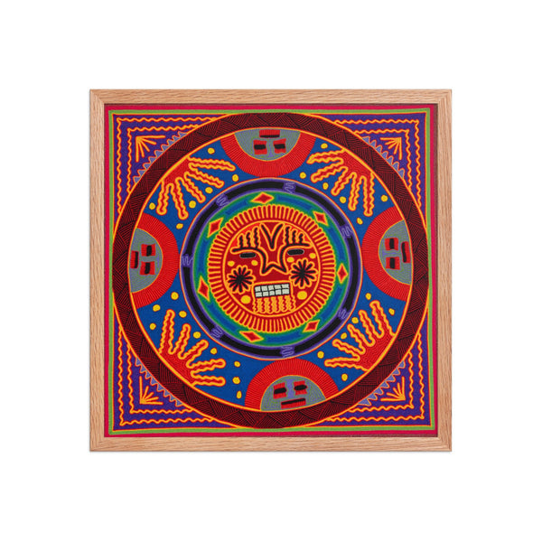 Huichol Yarn Painting Print • L - 180 - Huichol Arts