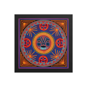 Huichol Yarn Painting Print • L - 182 - Huichol Arts