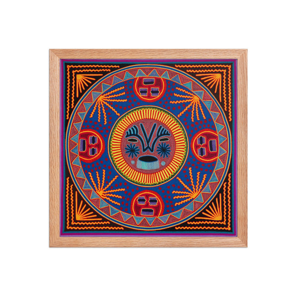 Huichol Yarn Painting Print • L - 182 - Huichol Arts