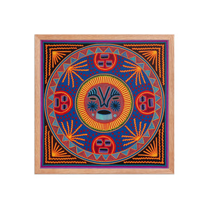 Huichol Yarn Painting Print • L - 182 - Huichol Arts
