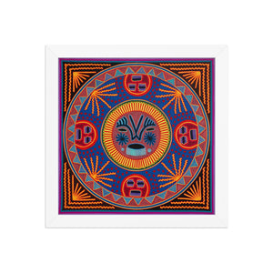 Huichol Yarn Painting Print • L - 182 - Huichol Arts
