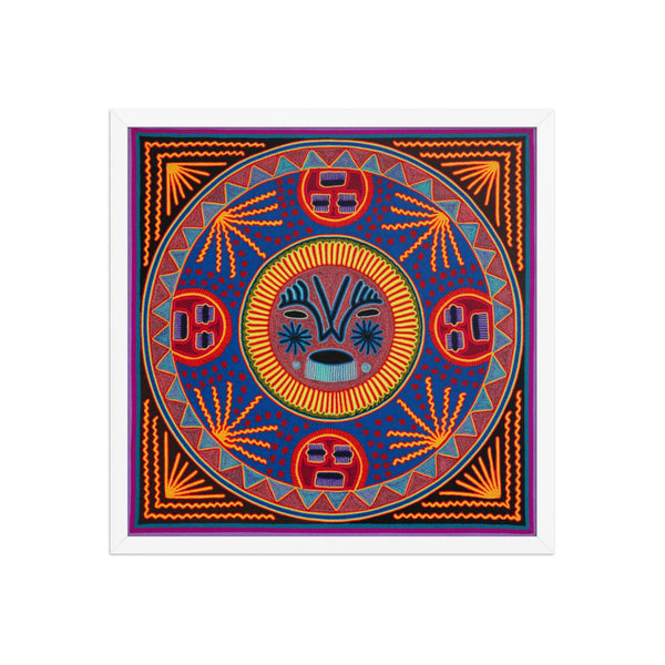 Huichol Yarn Painting Print • L - 182 - Huichol Arts