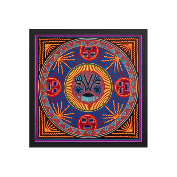 Huichol Yarn Painting Print • L - 182 - Huichol Arts