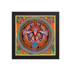 Huichol Yarn Painting Print • L - 183 - Huichol Arts