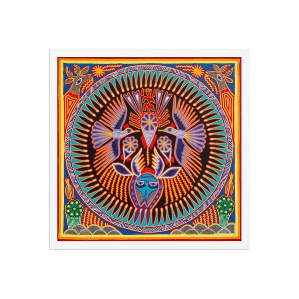 Huichol Yarn Painting Print • L - 183 - Huichol Arts
