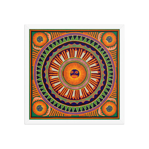 Huichol Yarn Painting Print • L - 185 - Huichol Arts