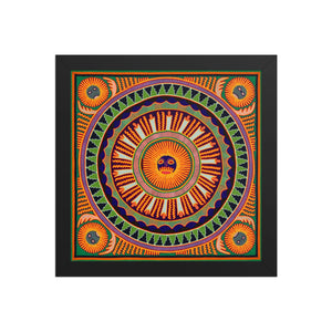 Huichol Yarn Painting Print • L - 185 - Huichol Arts