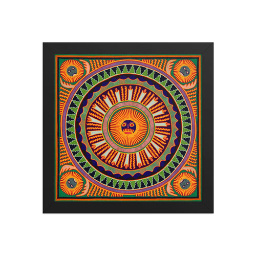 Huichol Yarn Painting Print • L - 185 - Huichol Arts