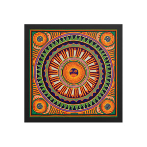 Huichol Yarn Painting Print • L - 185 - Huichol Arts